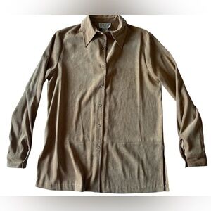 Jessica Women's Beige Button Down Shirt